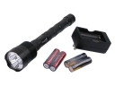 TrustFire TR-3T6 3800 Lum 3x CREE XM-L T6 LED Flashlight with Battery and Charger